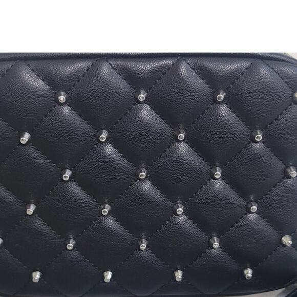 Rebecca Minkoff Small Crossbody Diamond Studded Leather Crossbody Purse NWT - Picture 3 of 13